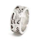 Anel Noivado Ourivesaria Ana de Lima - Anel Ouro e Diamantes