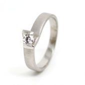 Anel Noivado Ourivesaria Ana de Lima - Anel Ouro e Diamantes