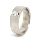 Anel Noivado Ourivesaria Ana de Lima - Anel Ouro e Diamantes Ana de Lima