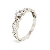 Anel Noivado Ourivesaria Ana de Lima - Anel Ouro e Diamantes