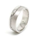 Anel Noivado Ourivesaria Ana de Lima - Anel Ouro e Diamantes