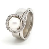 Anel Noivado Ourivesaria Ana de Lima - Anel Ouro e Diamantes